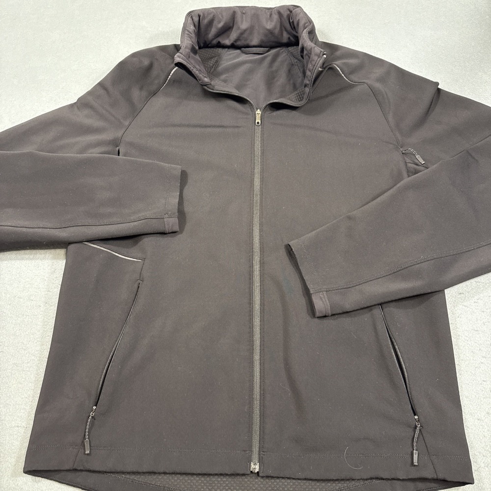 JACKET Lululemon Men's LRG Knock Out Track Running Gray BLK Performance